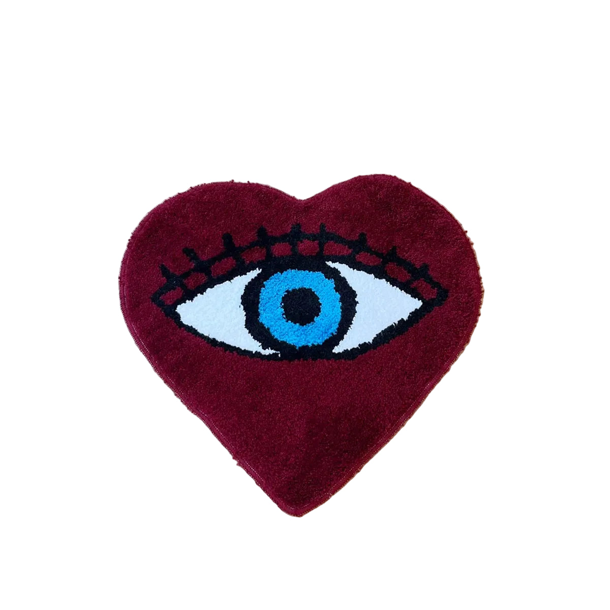 Heart Shape Eye Tufted Rug