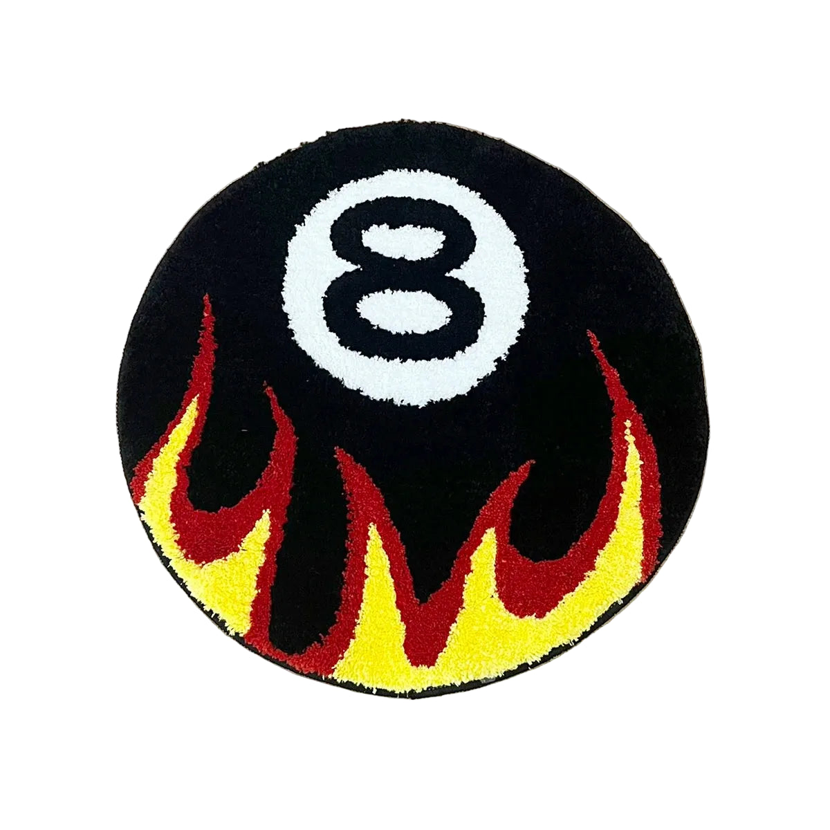Fire Billiards Tufted Rug