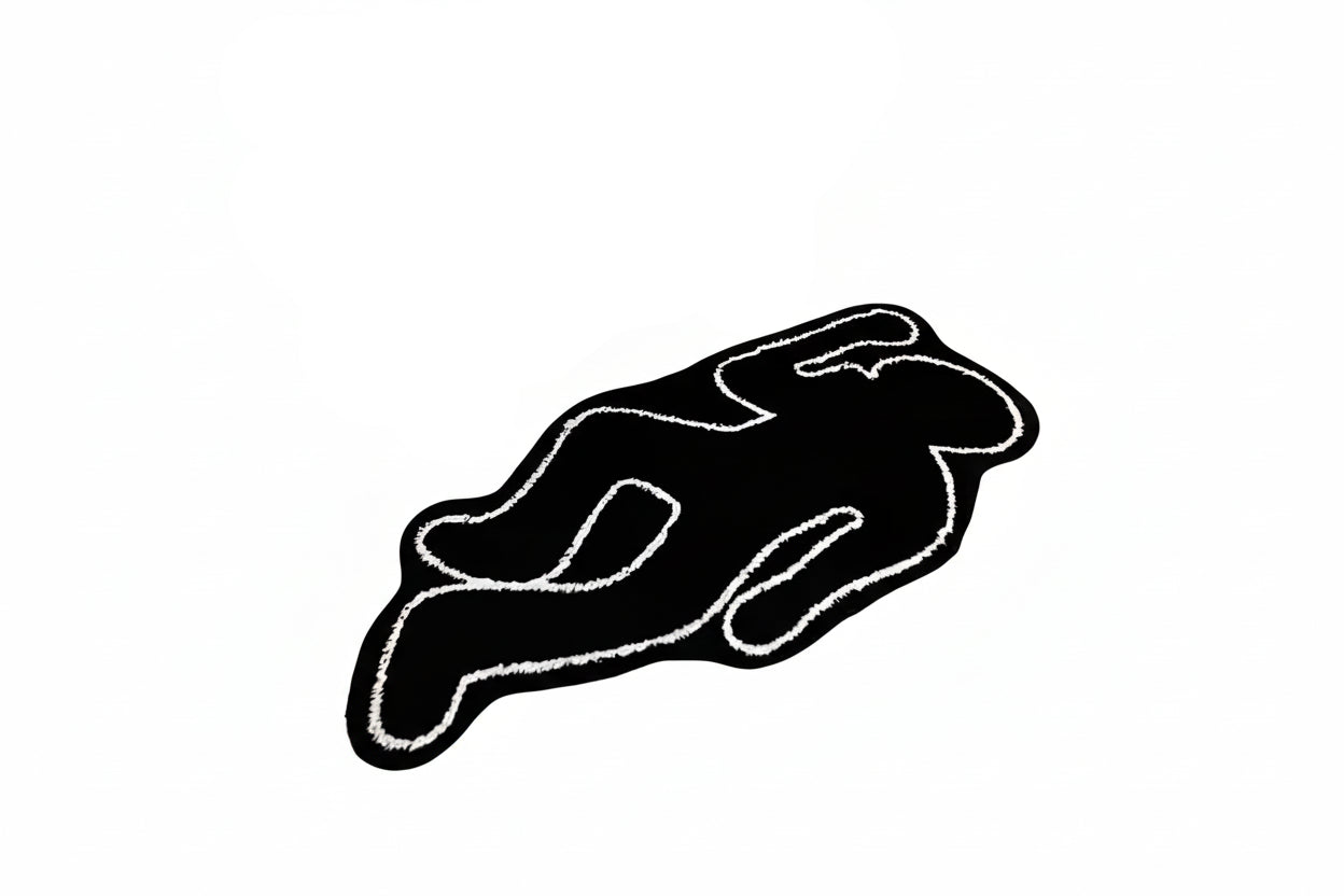 Human-Shaped Printed Rug