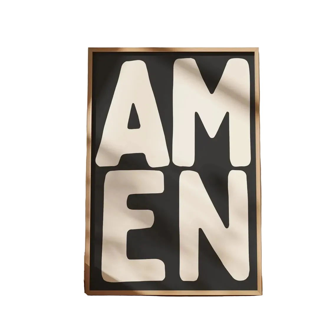 Amen Framed Canvas Print