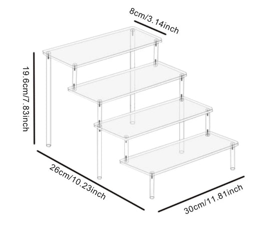 1-4 Tier Acrylic Stand