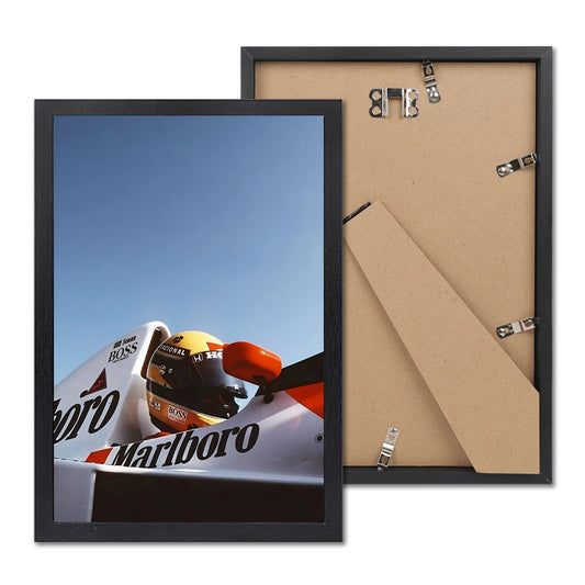 F1 Framed Canvas Print