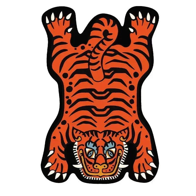 Tiger Printed Rug