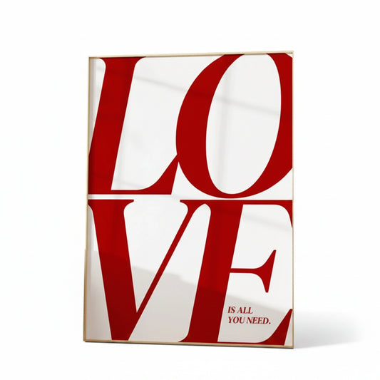 Love Framed Canvas Print