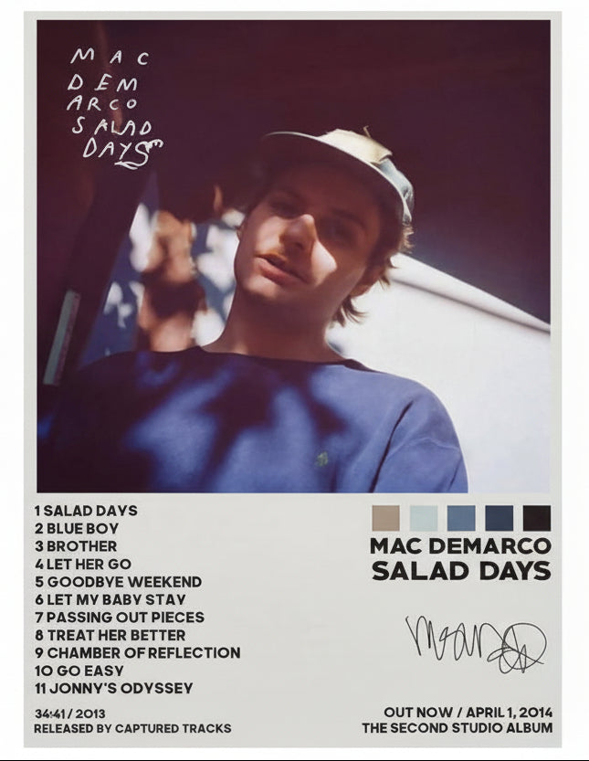 Mac Demarco Framed Canvas Print