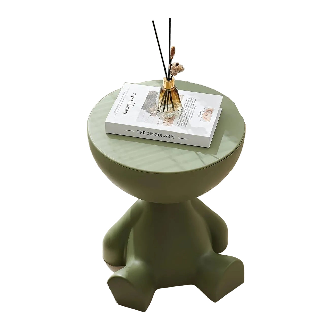 Bear-Shaped Plastic Nightstand