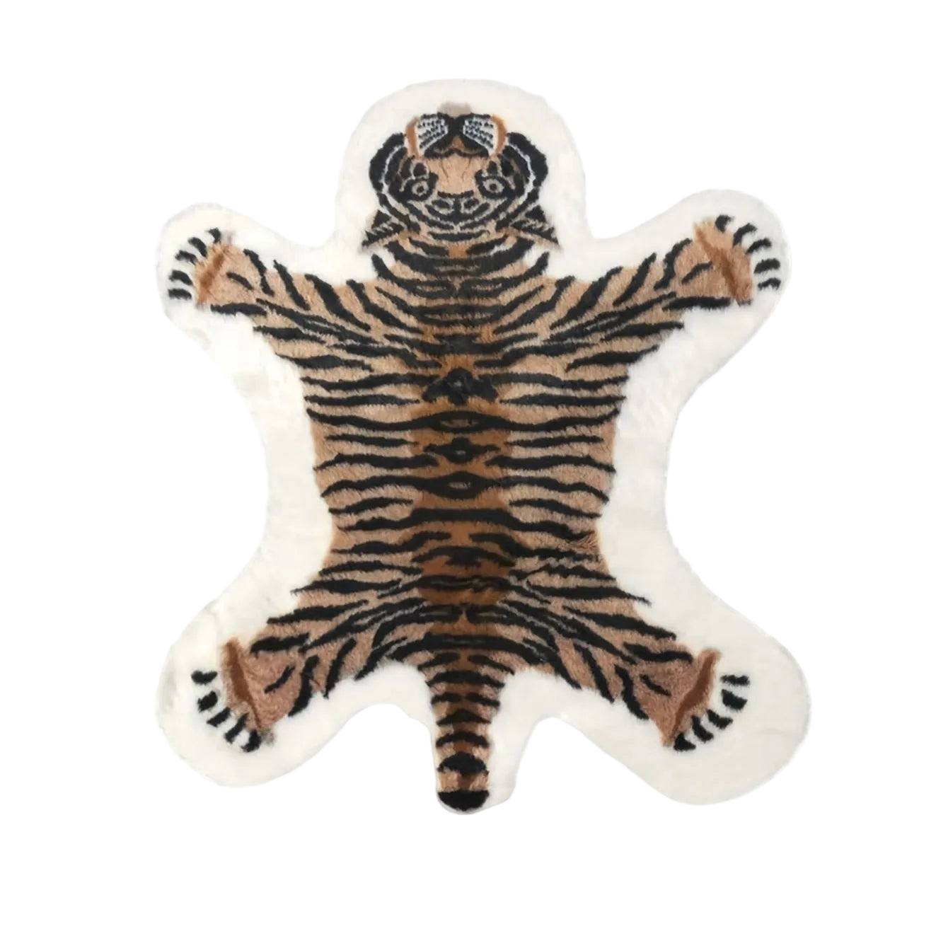 Plushed Tiger Rug