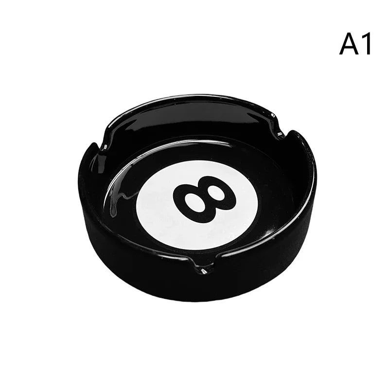 Black 8 Ball Ashtray