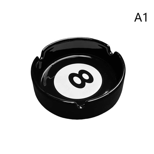 Black 8 Ball Ashtray
