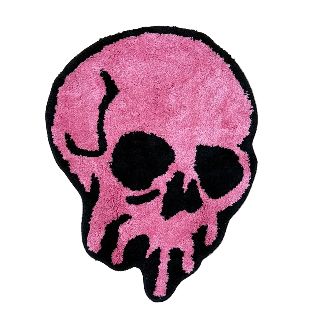 Pink Skull Tufted Rug