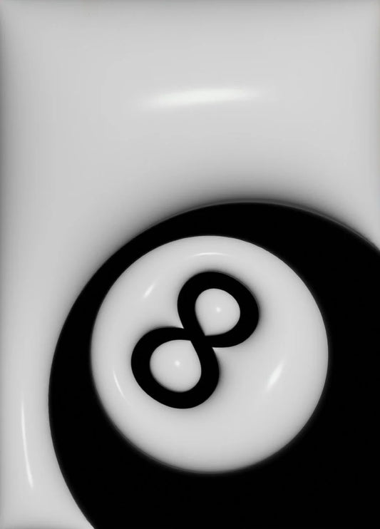 8 Ball Unframed Canvas Print