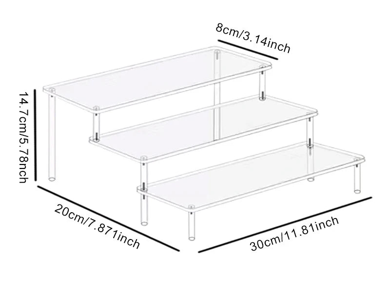 1-4 Tier Acrylic Stand