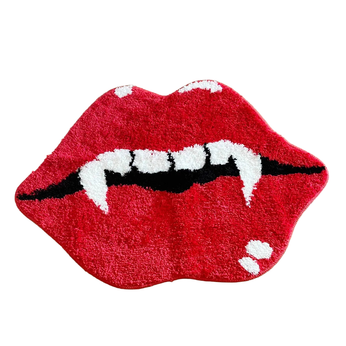 Vampire Teeth Tufted Rug