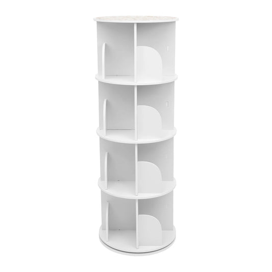 4 Tier Rotating Bookshelf