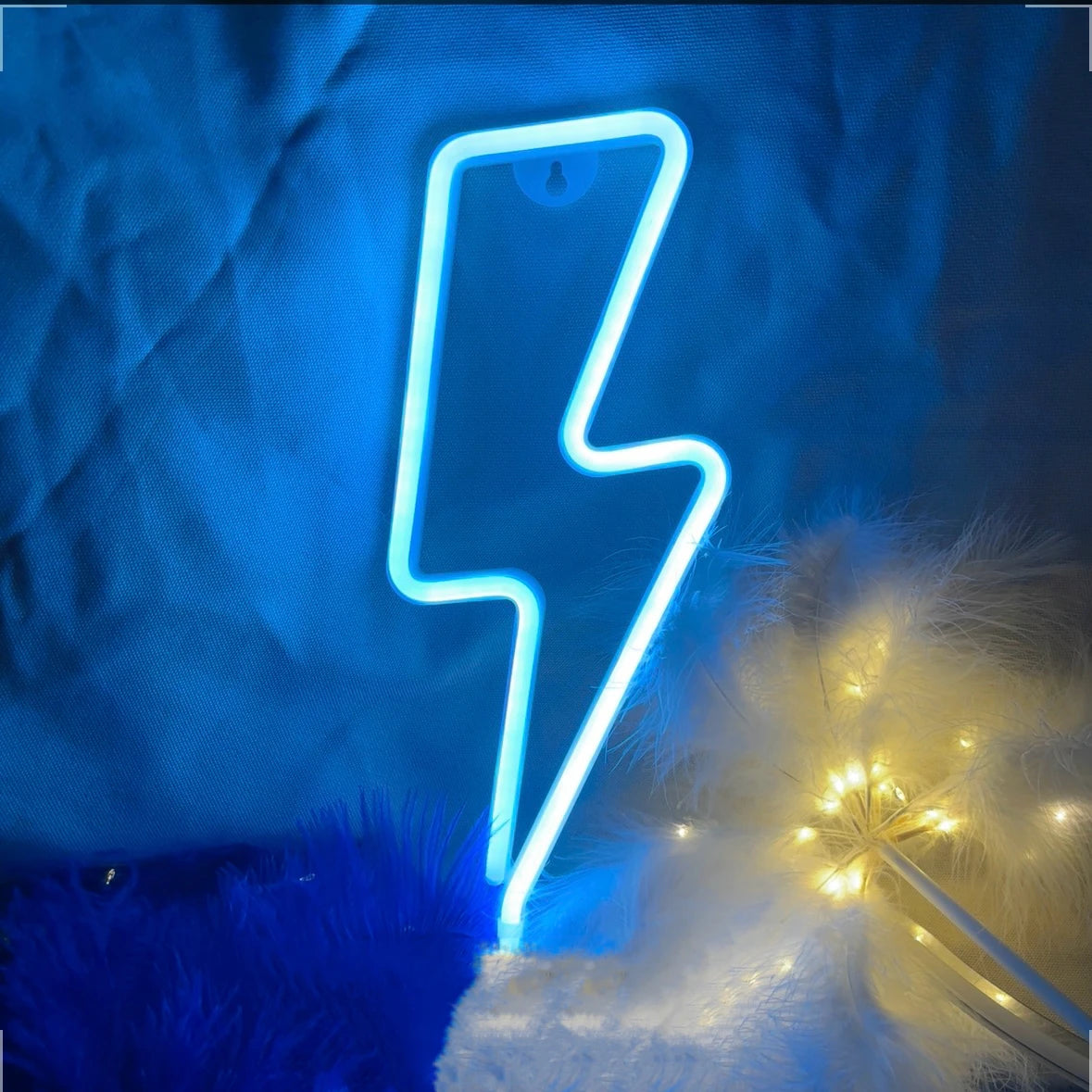 Lightning Bolt LED Wall Sign