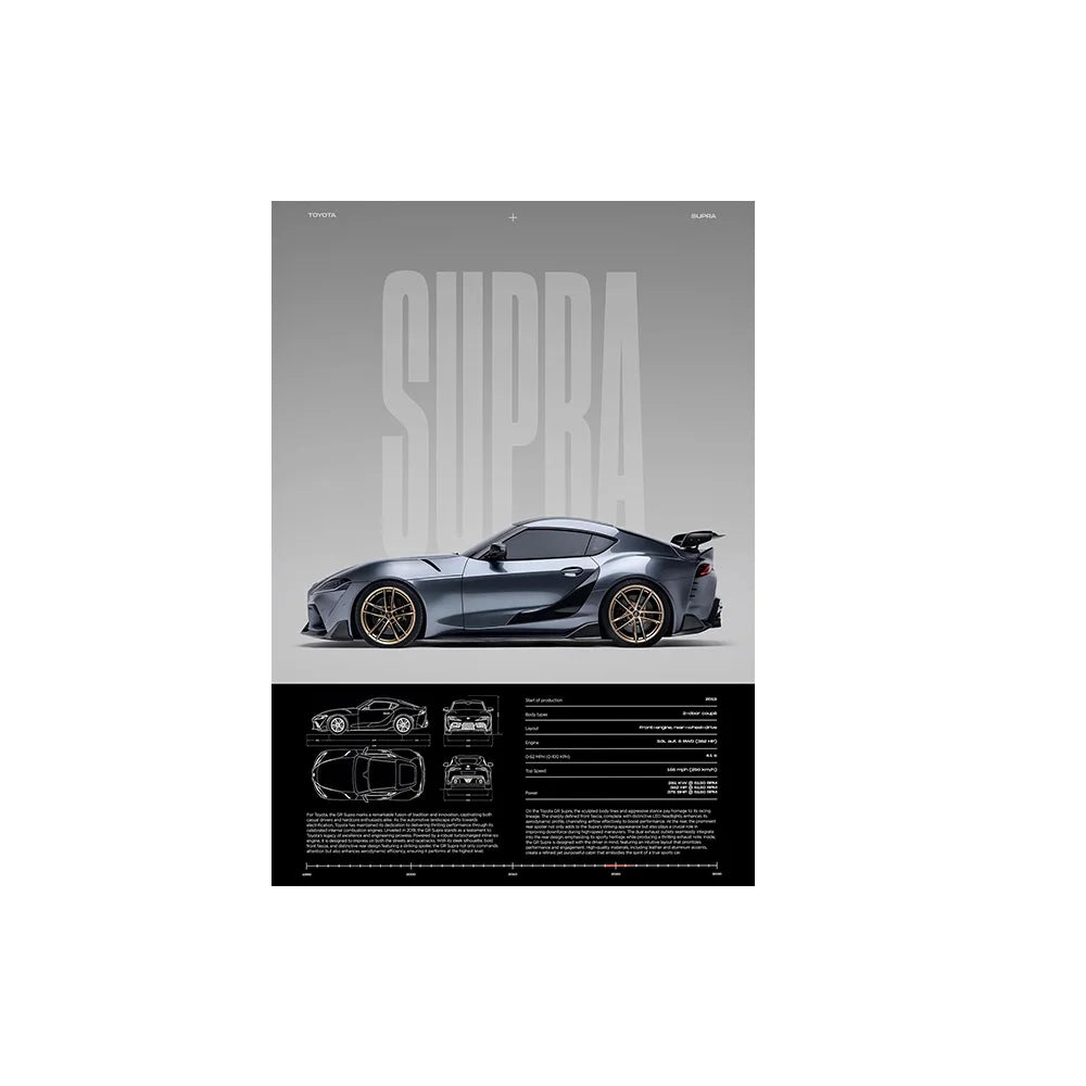 Sports Car Framed Canvas Prints