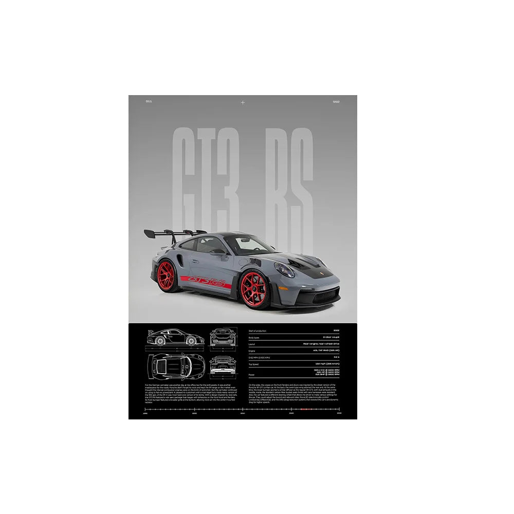 Sports Car Framed Canvas Prints