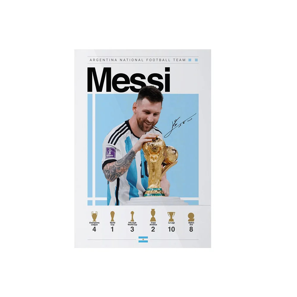 Soccer Player Framed Canvas Print