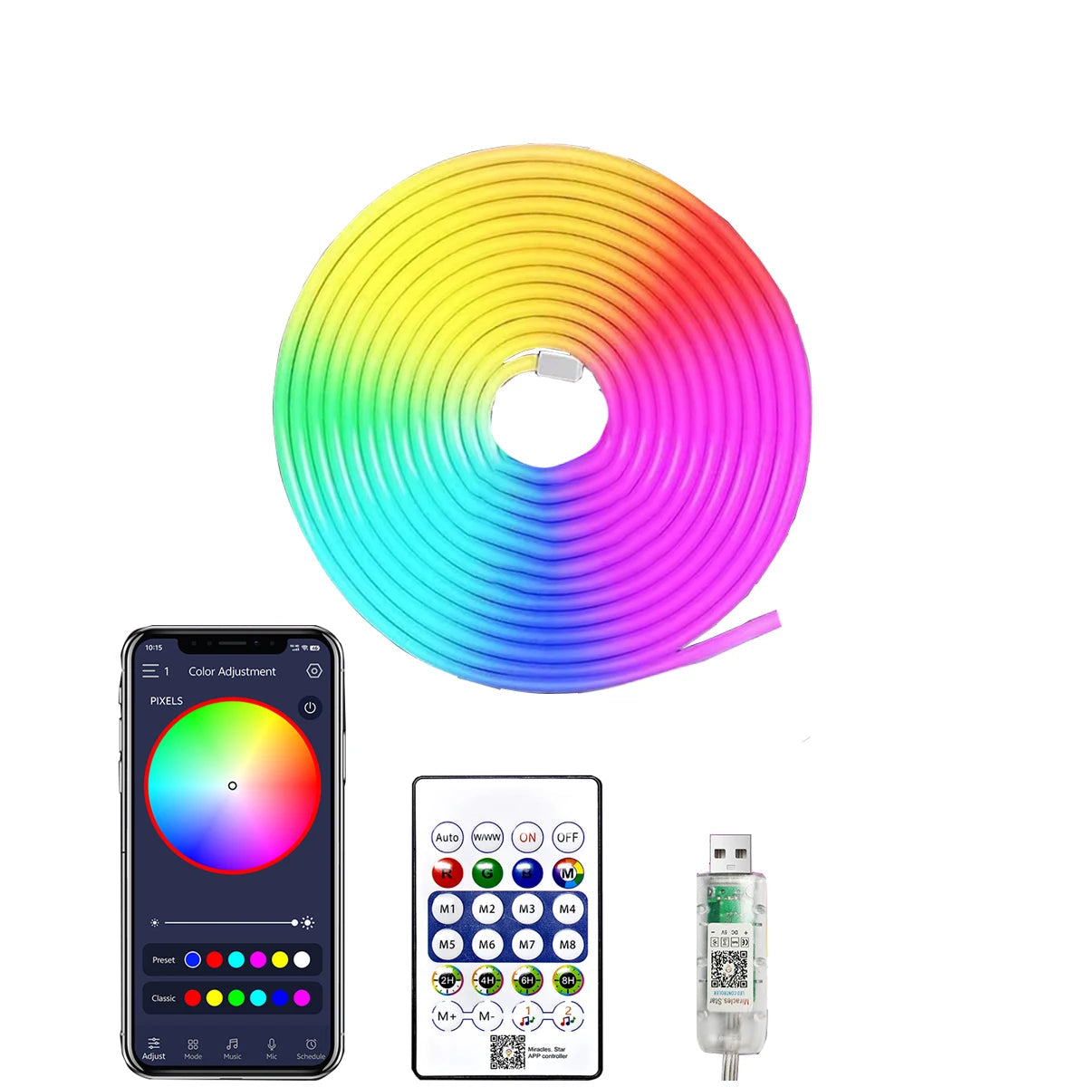 RGB Neon Strip Light