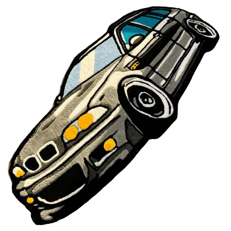 BMW Car Printed Rug