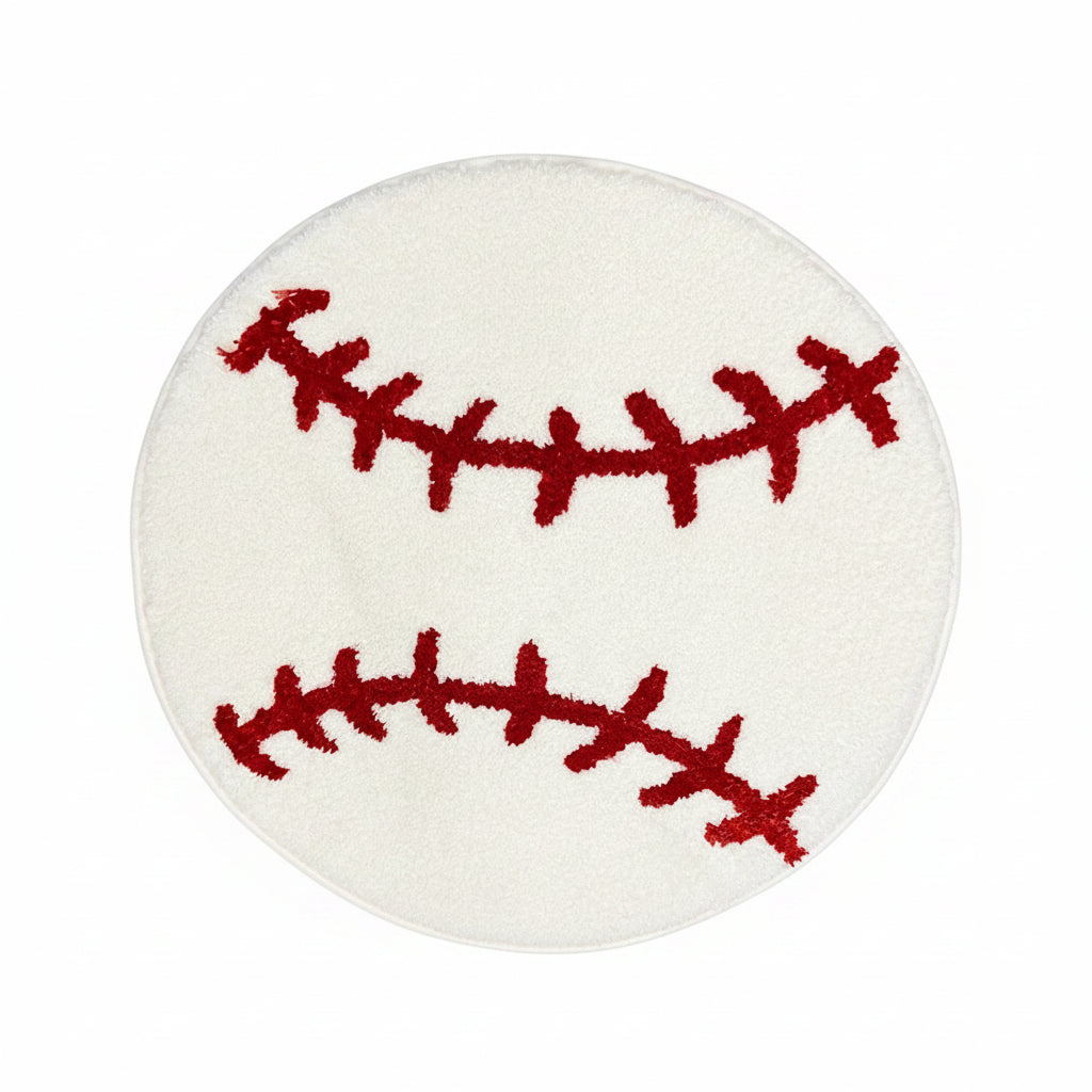 Baseball Tufted Rug