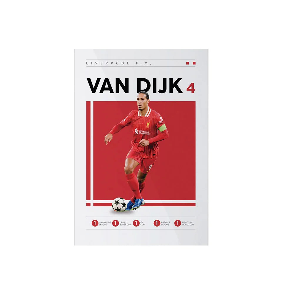 Soccer Player Framed Canvas Print