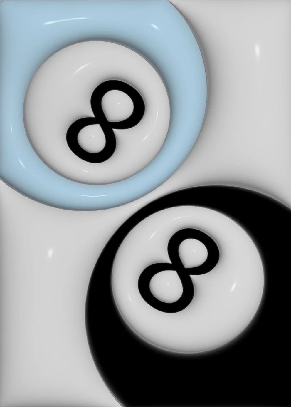 8 Ball Unframed Canvas Print