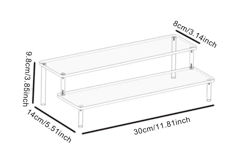 1-4 Tier Acrylic Stand