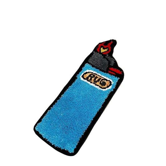 Blue Lighter Tufted Rug