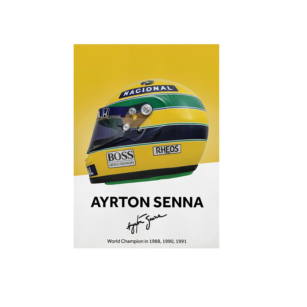F1 Framed Canvas Print