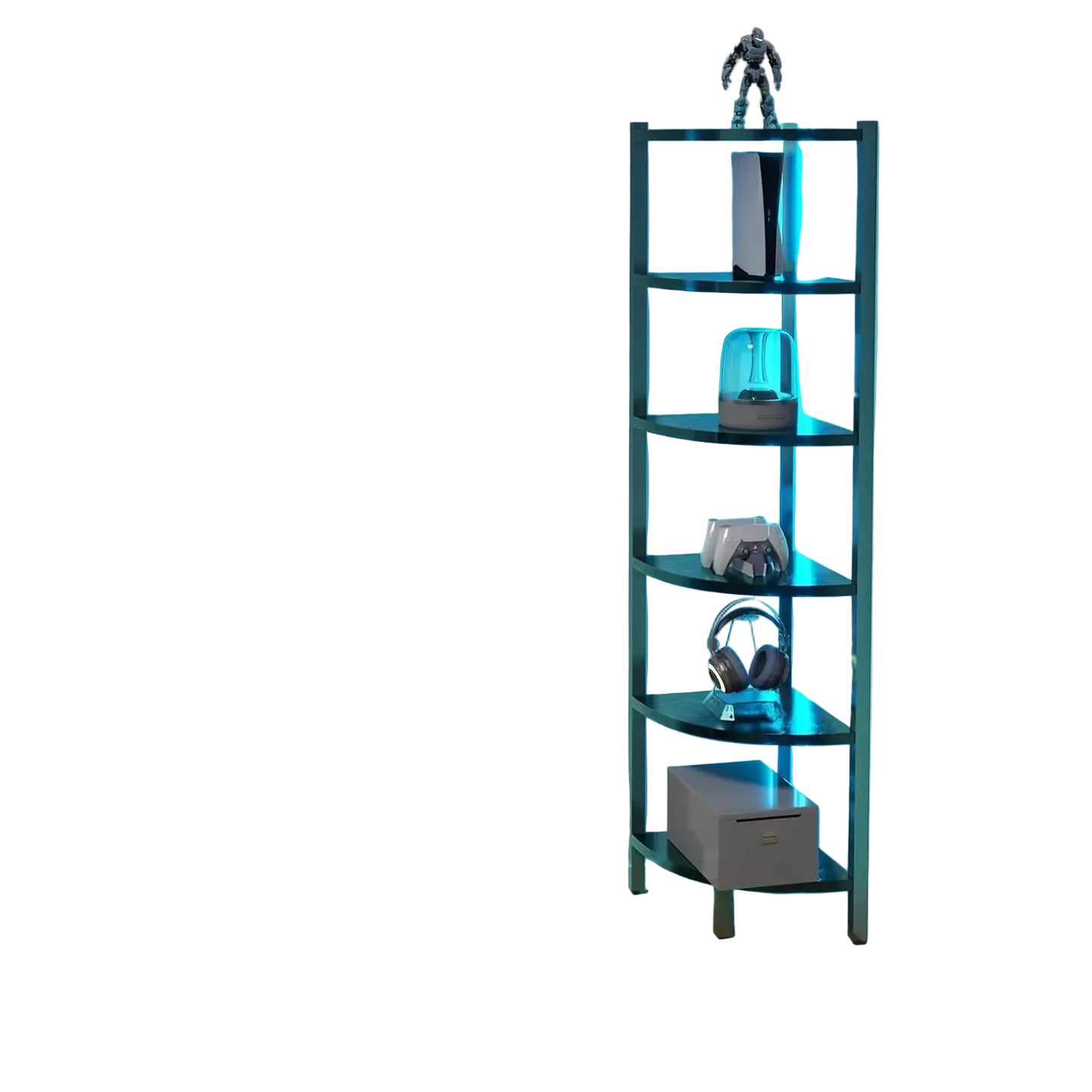 6 Tier LED Corner Shelf