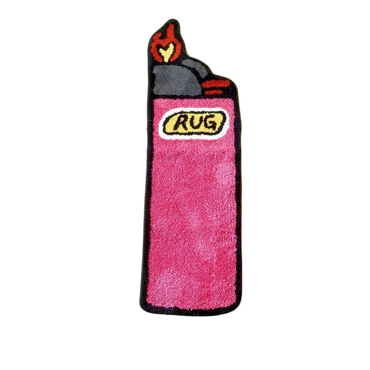 Red Lighter Tufted Rug