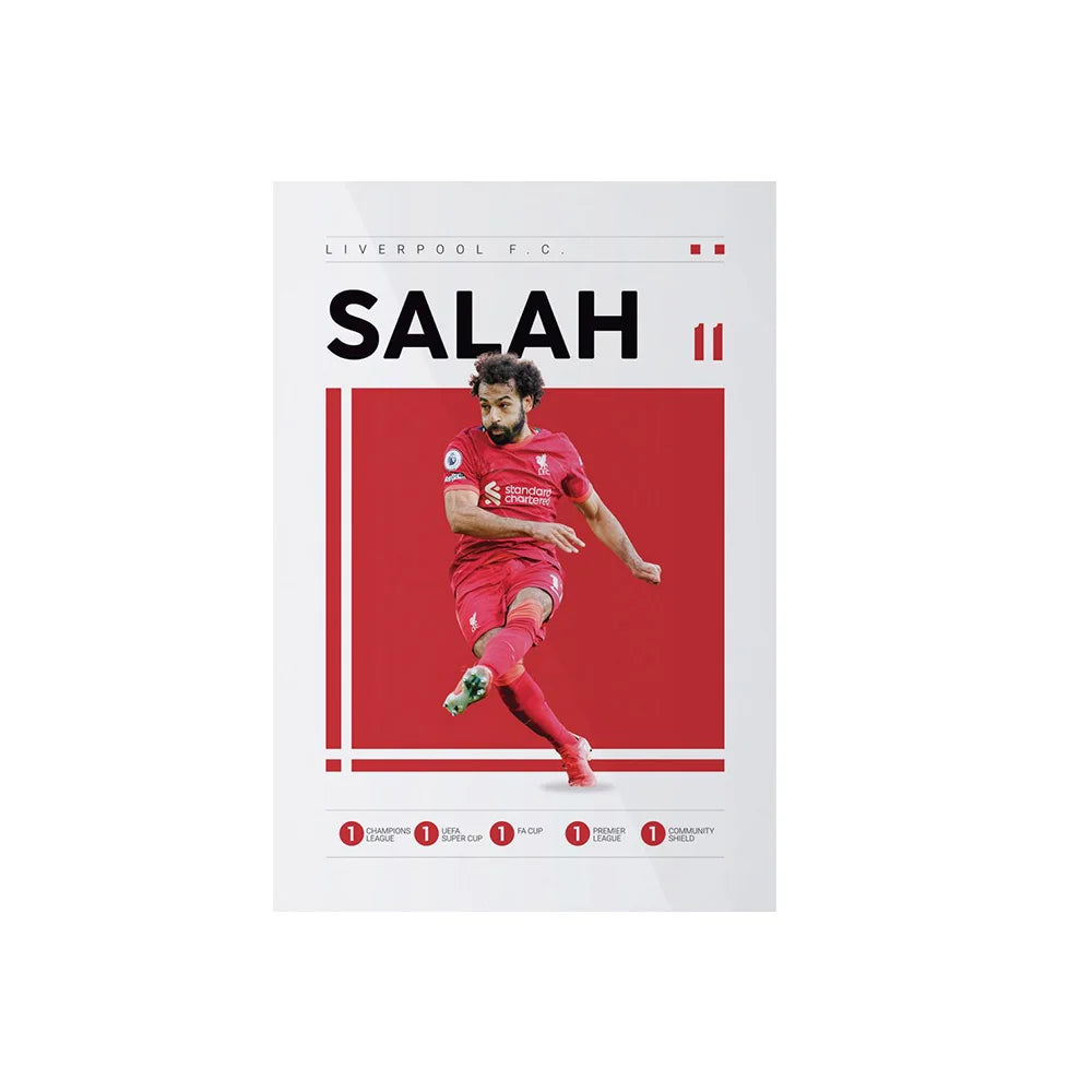 Soccer Player Framed Canvas Print