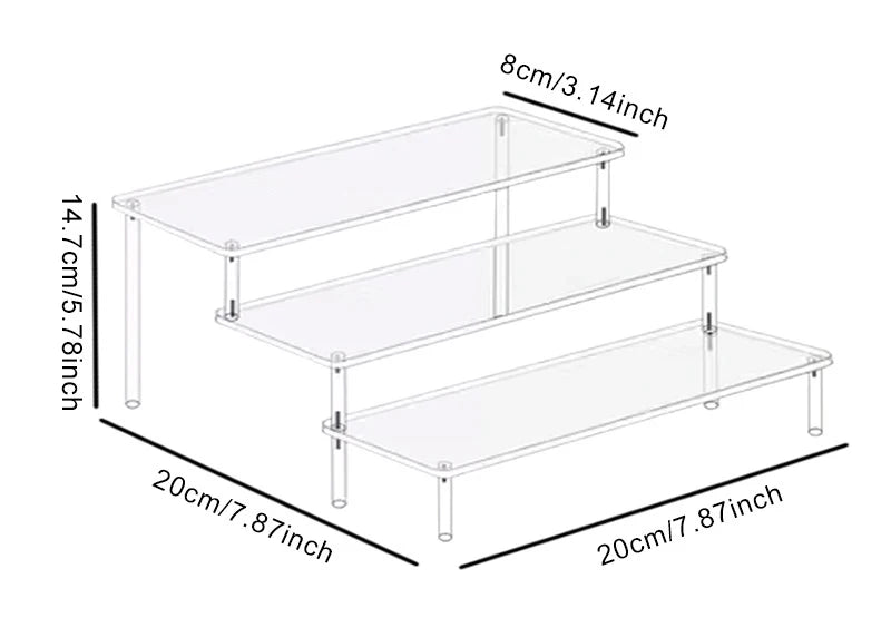 1-4 Tier Acrylic Stand