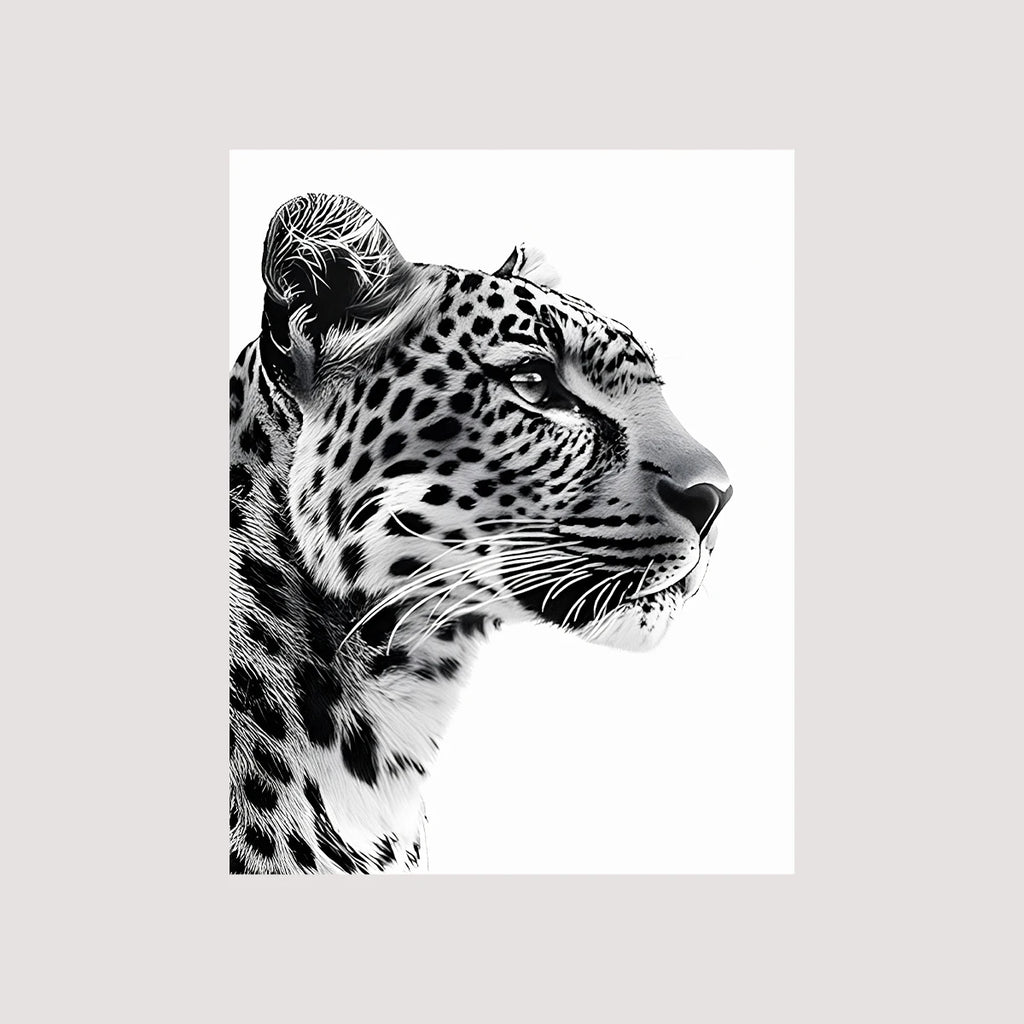 Retro Leopard Cheetah Poster