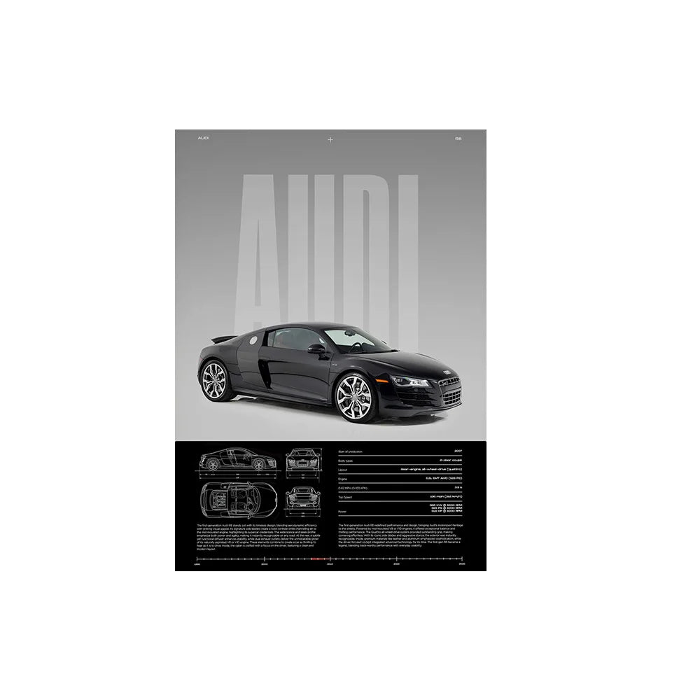 Sports Car Framed Canvas Prints