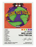 We Love You Tecca Framed Canvas Print