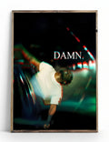 Kendrick Lamar DAMN Framed Canvas Print