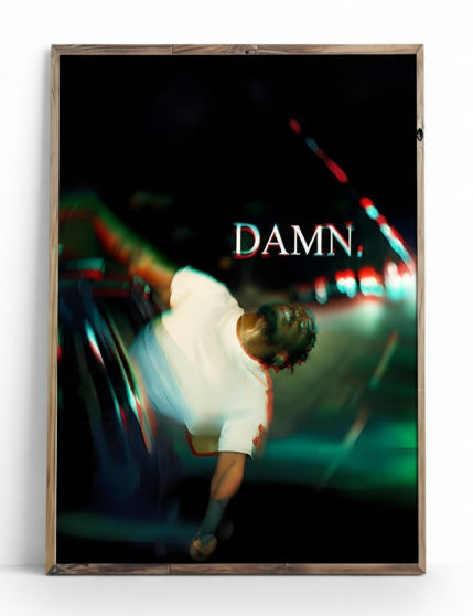 Kendrick Lamar DAMN Framed Canvas Print