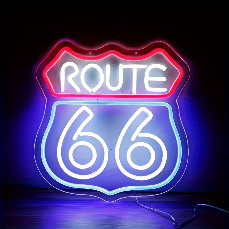 Route 66 LED Sign